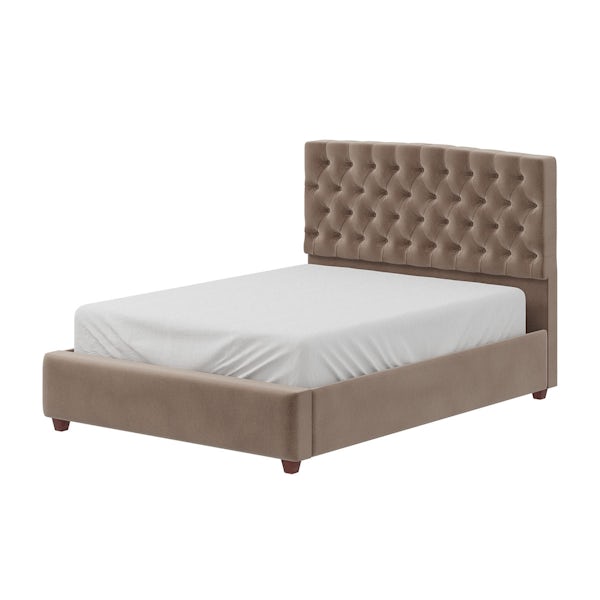 Sleeping Beauty Cappuccino King Size Bed