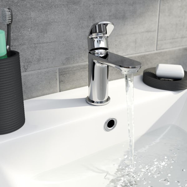 Orchard Taff basin mixer tap with waste