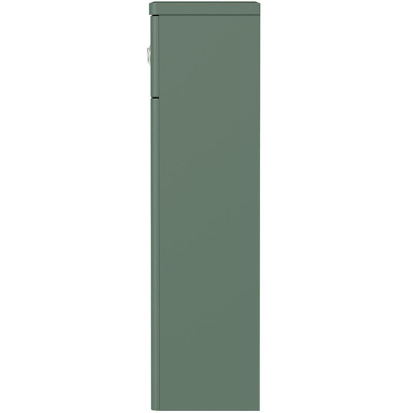 The Bath Co. Aylesford nordic green back to wall unit 570mm