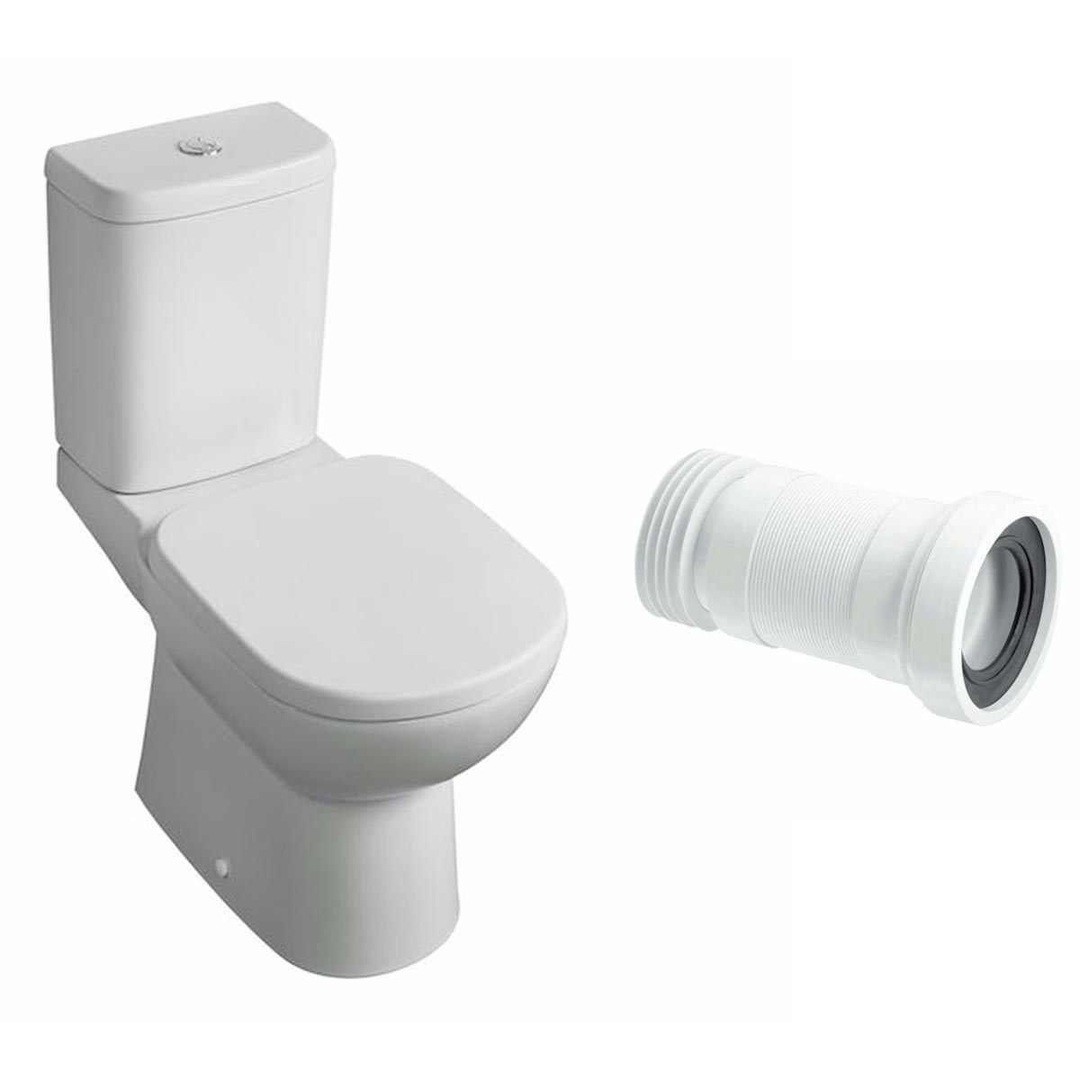 Ideal Standard Tempo Close Coupled Toilet With Soft Close Seat With Pan   Ae63c62e F153 4373 B653 34bcfa7c56d2 