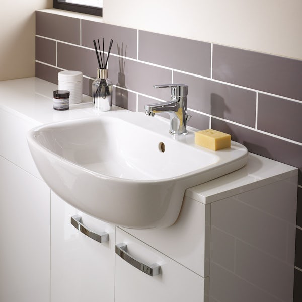 Ideal Standard Calista basin mixer tap with pop-up waste