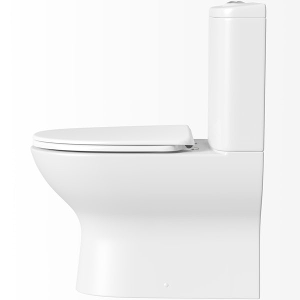 Mode Heath close coupled toilet with soft close toilet seat