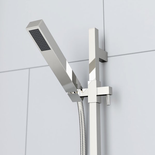 Cubik Complete Thermostatic Ceiling Shower Set