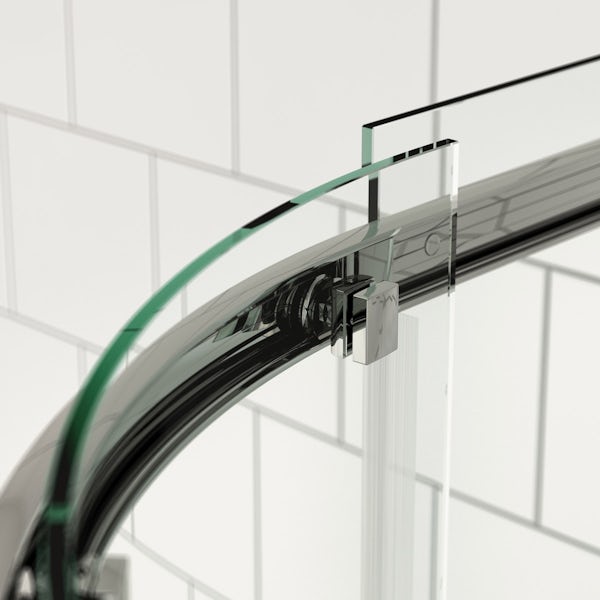 Mode Harrison 8mm easy clean quadrant shower enclosure offer pack