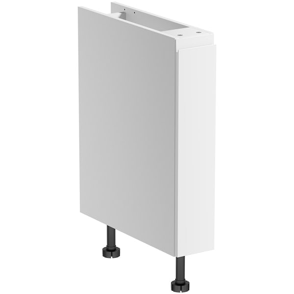Schon Chicago white 150mm pull out base unit