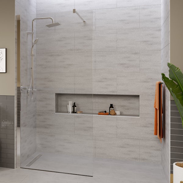 Ideal Standard Concept Freedom complete wet room suite 1000mm with back to wall toilet