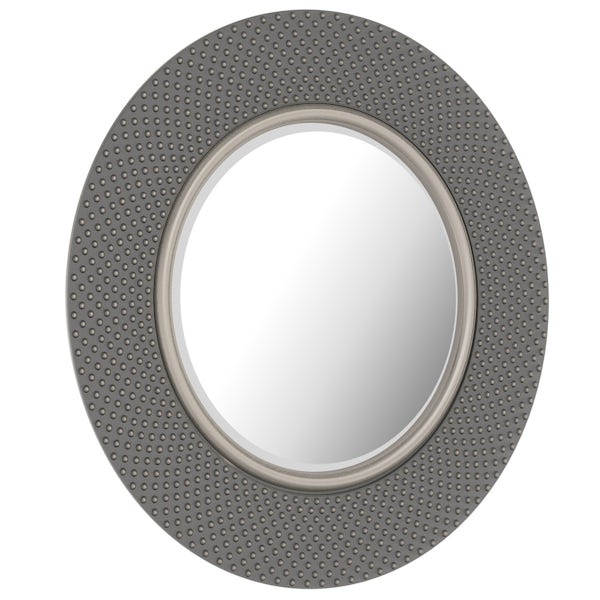 Innova Hammered silver mirror
