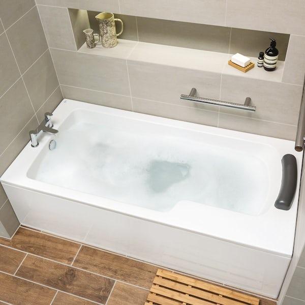 Ideal Standard Concept Freedom complete left handed shower bath suite 1700 x 800