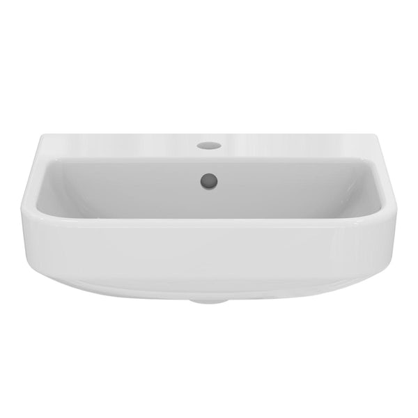 Ideal Standard i.life S 1 tap hole wall hung basin 500mm