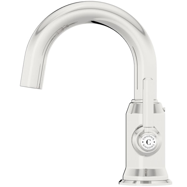 The Bath Co. Aylesford Timeless basin mixer tap with waste