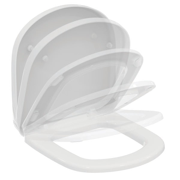 Ideal Standard Tempo soft close toilet seat for short projection