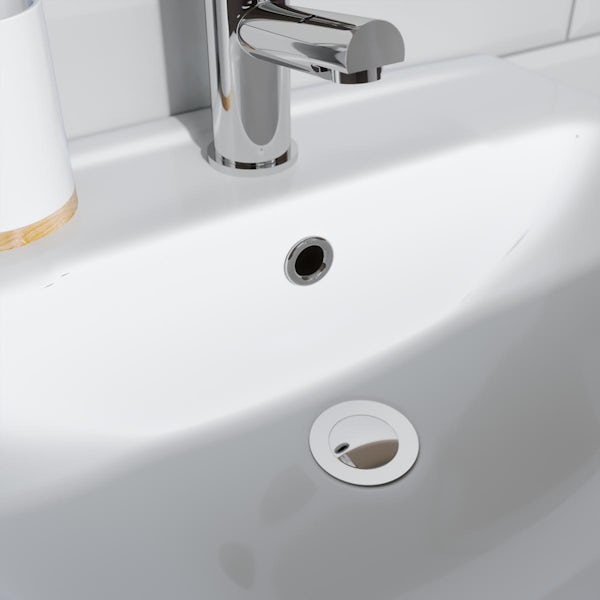 Pack of 2 click clack basin wastes - unslotted