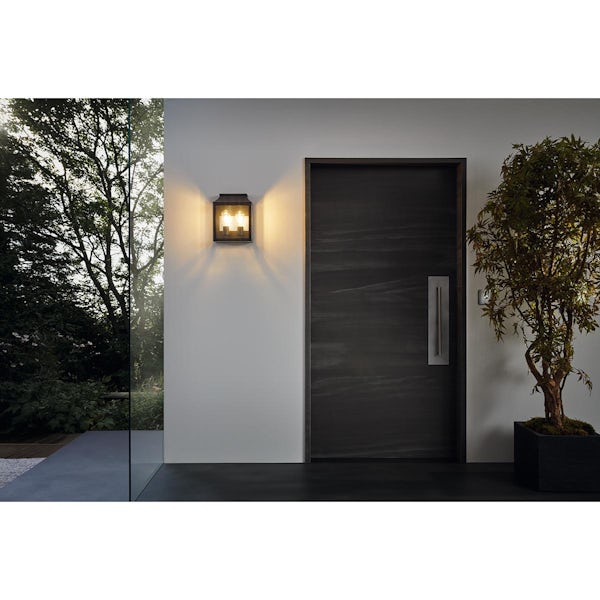 Eglo Soncino outdoor wall light IP44 in black