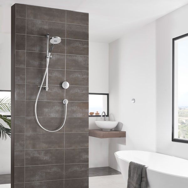 Aqualisa Unity Q Smart concealed shower pumped with adjustable handset gravity pumped