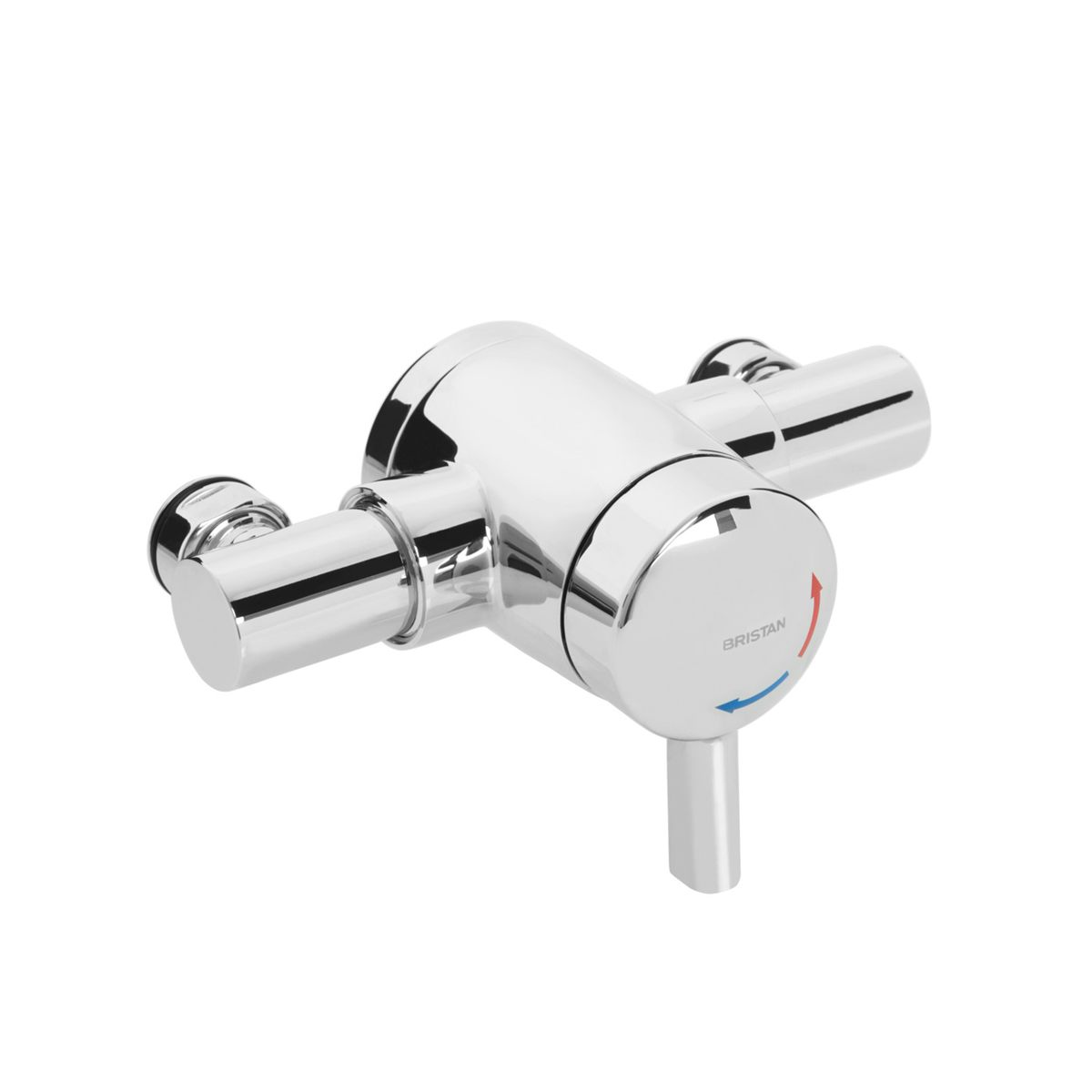 Bristan OPAC TMV3 mini exposed thermostatic shower valve with lever handle