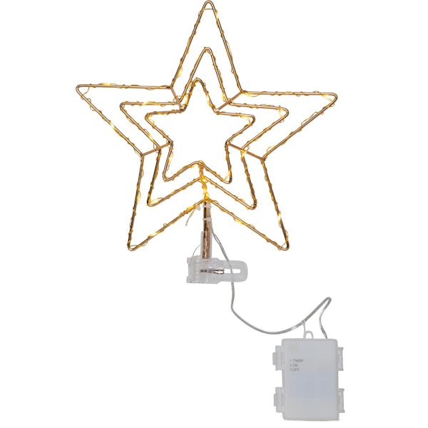 Eglo Christmas LED star tree topper