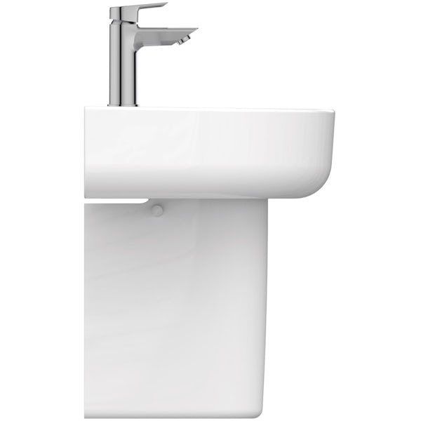 Ideal Standard Concept Space Arc 1 tap hole semi pedestal basin 550mm