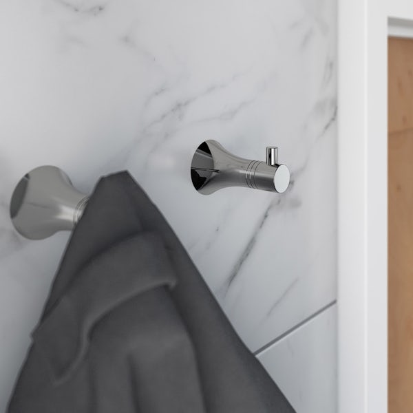 Accents round contemporary robe hook