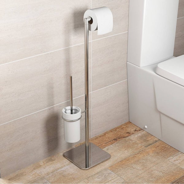 Options Tall Freestanding Toilet Organiser