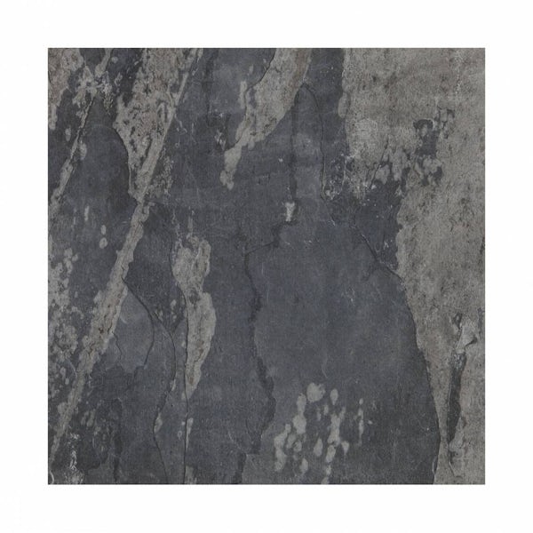 Onda Black Porcelain Floor & Wall Tile 45cm x 45cm