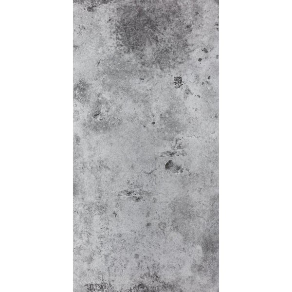 RAK Detroit metal light grey lapatto wall and floor tile 298mm x 600mm