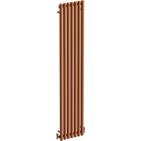 Terma Rolo Room E true copper electric radiator with MOA Blue (bluetooth) element