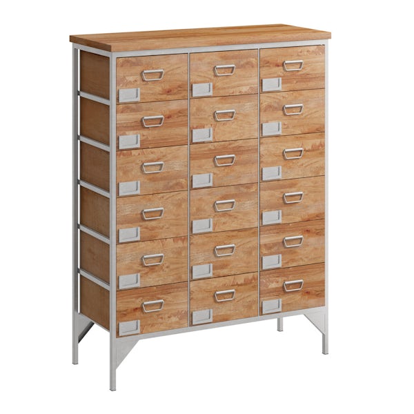 Sawyer 18 drawer apothecary chest