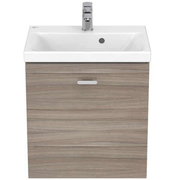 Ideal Standard Concept Space elm vanity unit with close coupled toilet