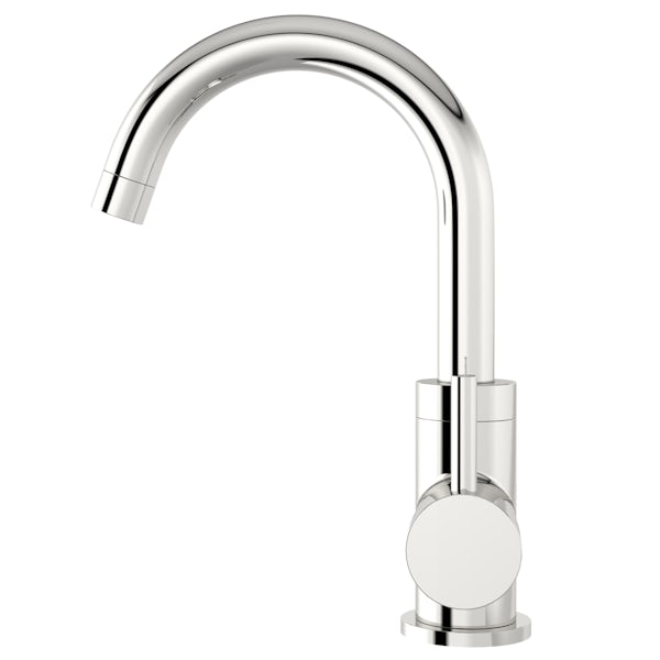 Mode Harrison basin mixer tap with slotted waste