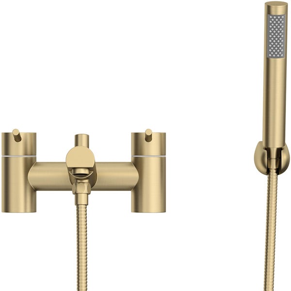 Orchard Eden brushed brass bath shower mixer tap