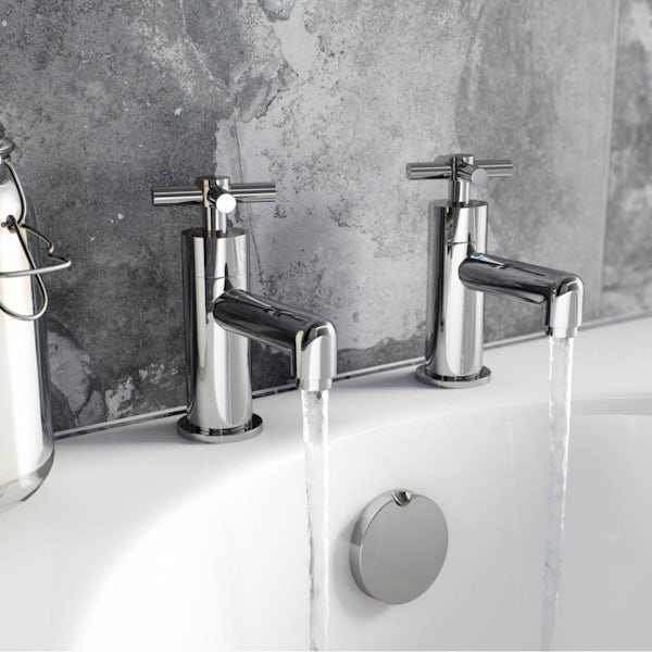 Mode Tate basin and bath tap pack