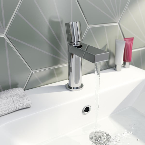 Mode Dixon basin mixer tap with waste