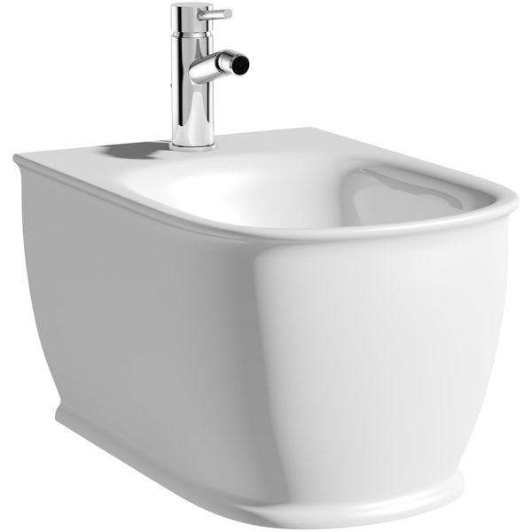 The Bath Co. Beaumont wall hung bidet with fixings