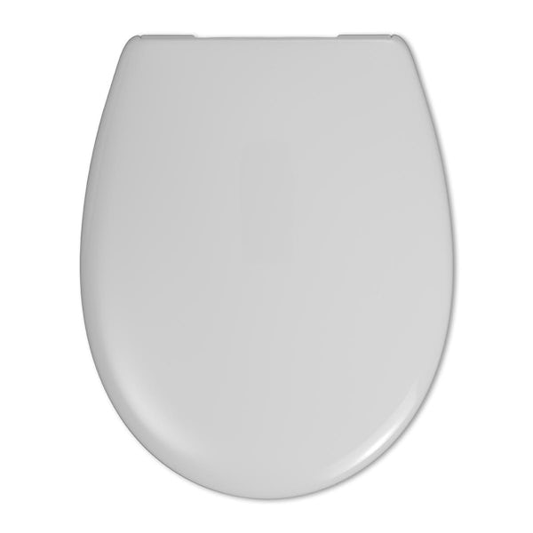 Clarity universal thermoplast toilet seat with soft close and lift off