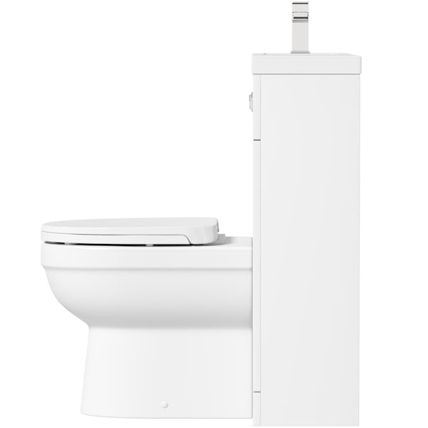 Orchard MySpace Slim white combination with Eden toilet and soft close seat
