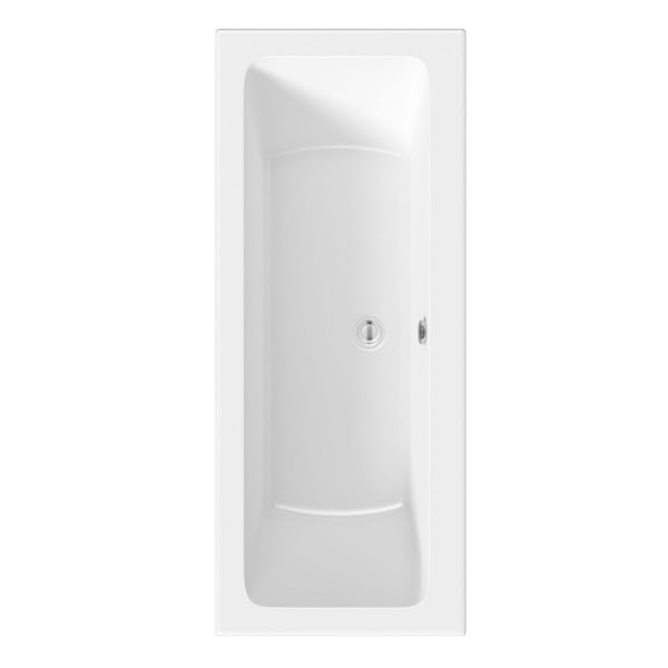 Orchard square edge double ended bath