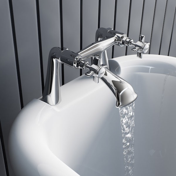 The Bath Co. Dulwich basin and bath mixer tap pack