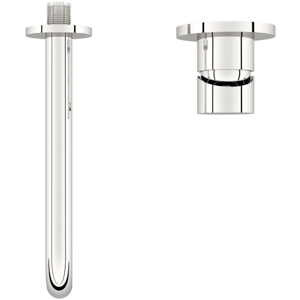 Mode Spencer round wall mounted basin mixer tap offer pack