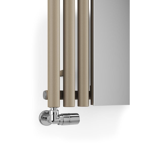 Terma Rolo-Mirror radiator 1800x590 quartz mocha