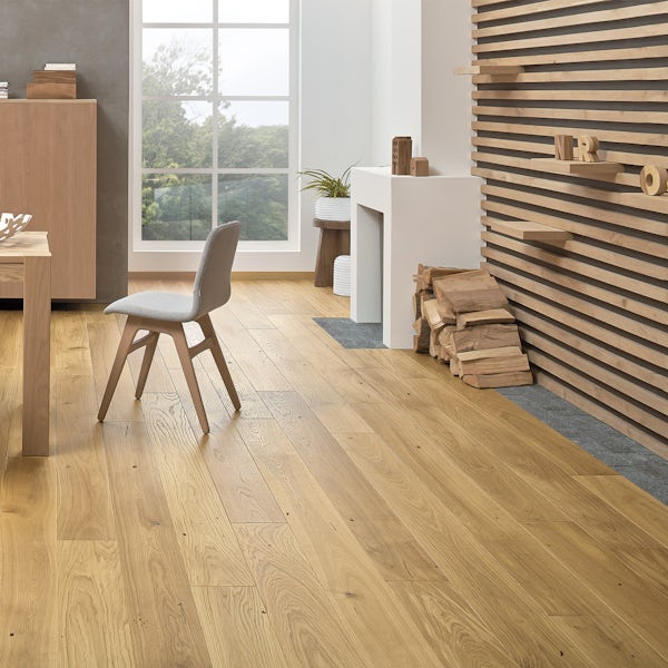 Tuscan Strato Classic family oak 3 ply brushed engineered wood flooring