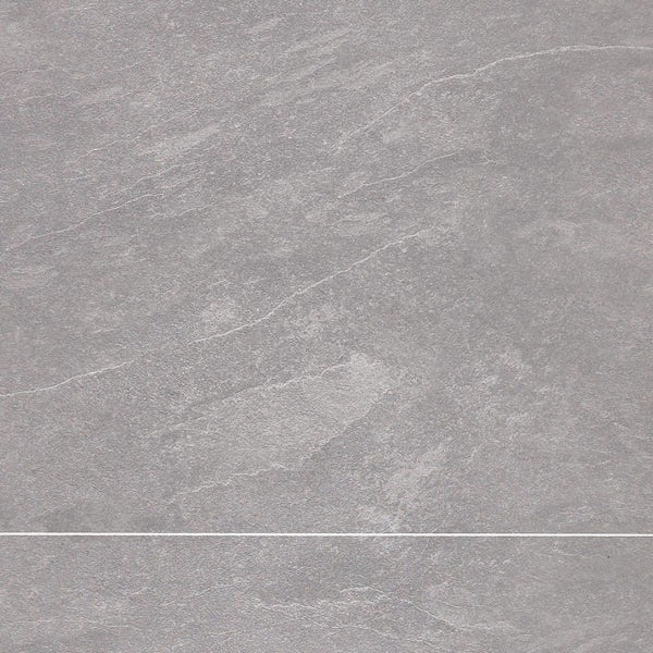 Showerwall natural slate 60 x 30 tile effect shower wall panel 2400 x 600 pack of 2