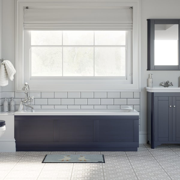 The Bath Co. Beaumont sapphire blue bath front panel 1700mm