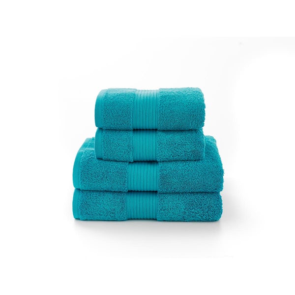 Deyongs Bliss antibacterial 650gsm 6 piece towel bale teal