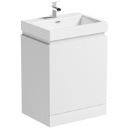 Mode Hardy white floorstanding vanity unit and sink 1380mm