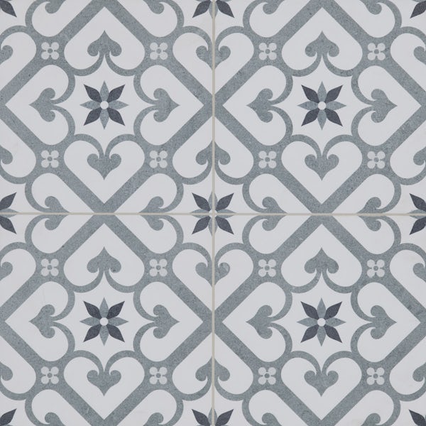 Seville Flor traditional matt wall and floor tile 450mm x 450mm