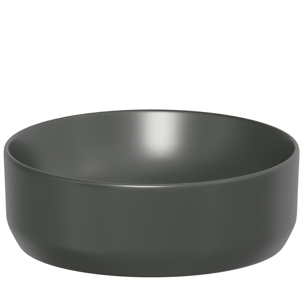 Mode Orion charcoal grey coloured countertop basin 355mm