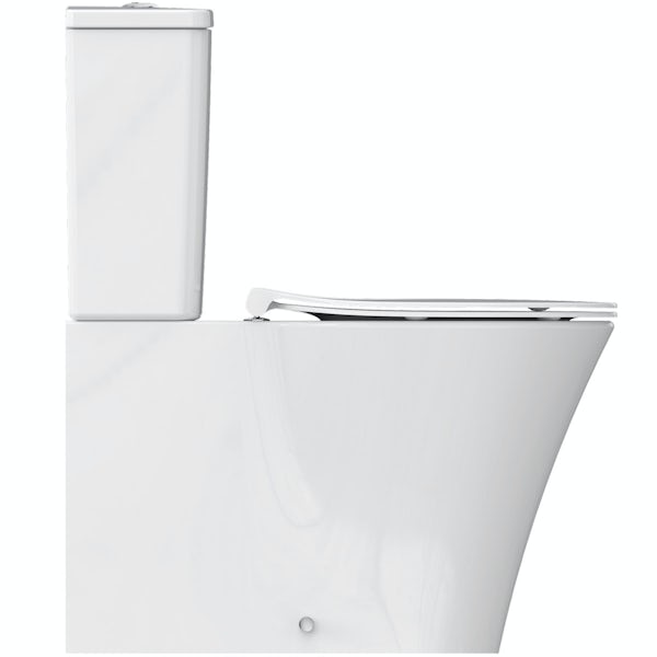 Ideal Standard Concept Air close coupled toilet and soft close toilet seat