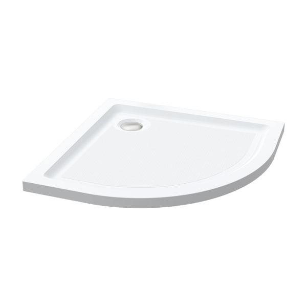 Orchard 6mm quadrant shower enclosure pack with anti-slip tray