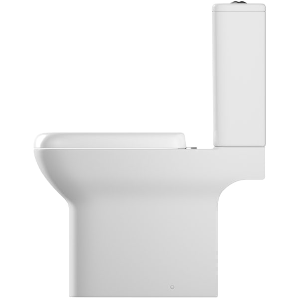 Orchard Lune close coupled toilet with soft close seat