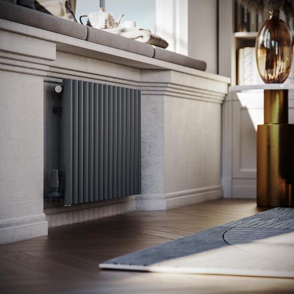 Terma Rolo-Room horizontal radiator modern grey
